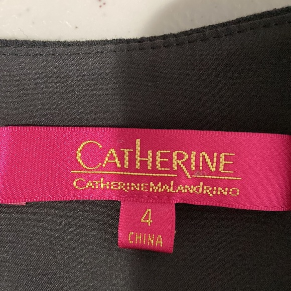 Catherine MaLandrino black dress size 4 - Picture 3 of 9